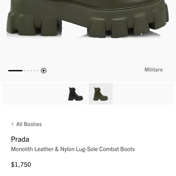 Prada Combat Boots - Picture 5 of 5